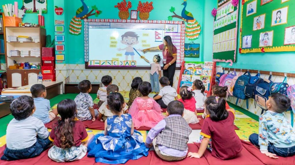 picture describing learning session at united preschool