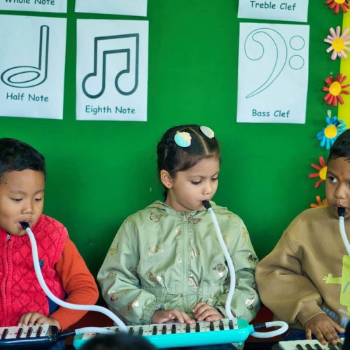united pre-school festive glimses